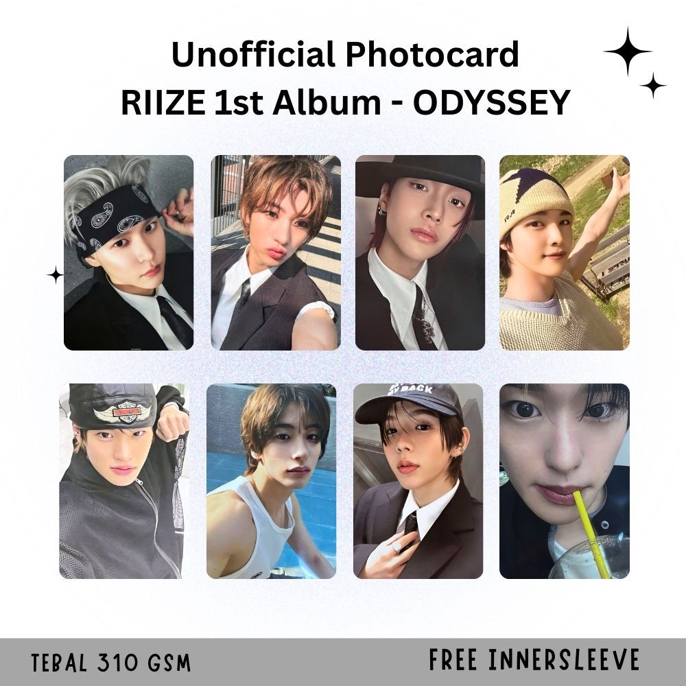 ส่วนหนึ่ง 1 Photocard RIZE ODYSSEY อัลบั้ม - 2 ด้าน 7 ชิ้น KPOP UNOFFICIAL SHOTARO SUNGHAN EUNSEOK S