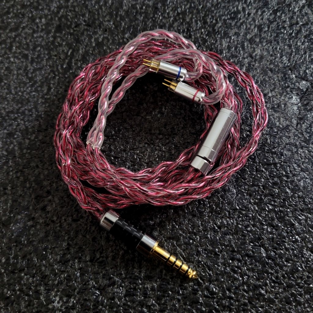 IEM Custom Graphene Blackred Cable 4.4 มม. 2pin Balance