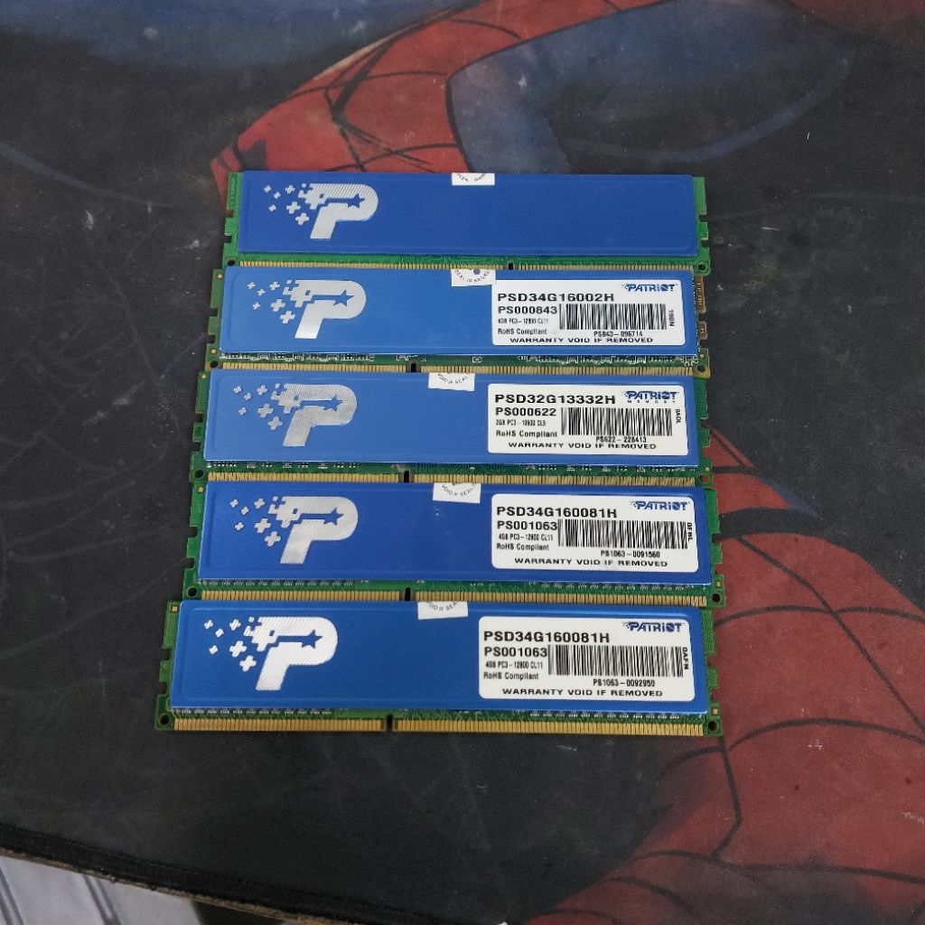 RAM PC DDR3 4GB PC 12800 PATRIOT ฮีทซิงค์