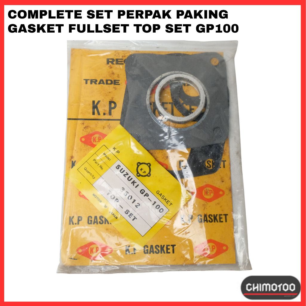 ครบชุด Perpak Paking Gasket Fullset Top Set Suzuki Gp100 Gp 100