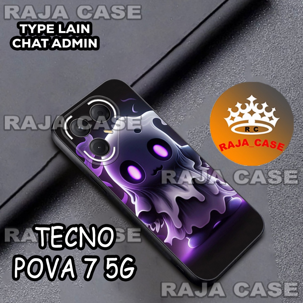 เคส HP [RC6] TECNO POVA 7 5G - TECNO POVA 7 5G Casing [MotiF MONSTER] - วัสดุยาง - โทรศัพท์มือถือทุก