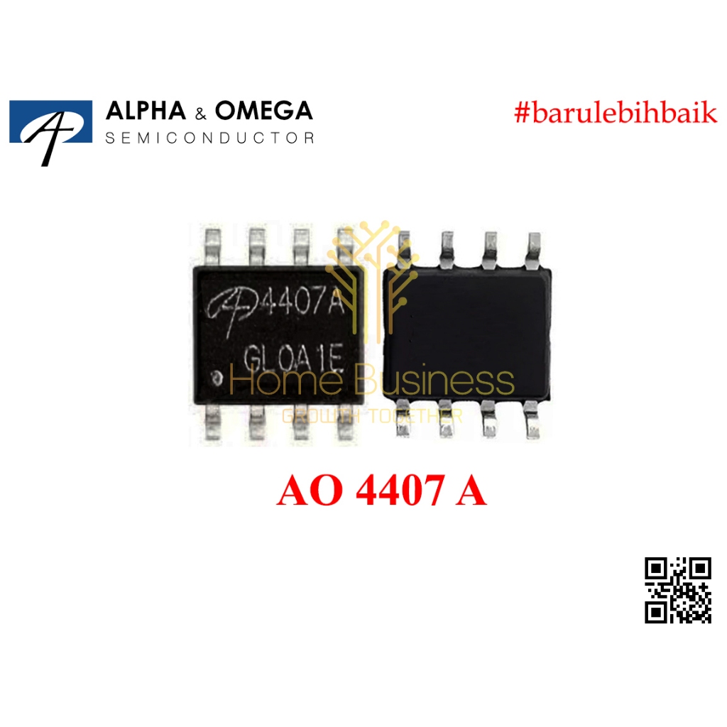 Mosfet AO4407A AO4407 A AO 4407A AO 4407 AP-CH P ช่อง Pchannel Pch 30V 12A
