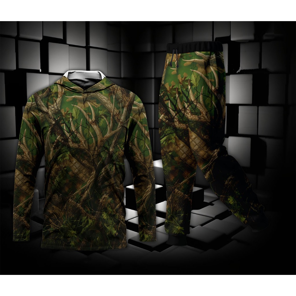 CAMO HUNTING SHIRT SET / CAMO HUNTING JERSEY / CAMO HUNTING SHIRT / HUNTING SHIRT / CAMO SHIRT