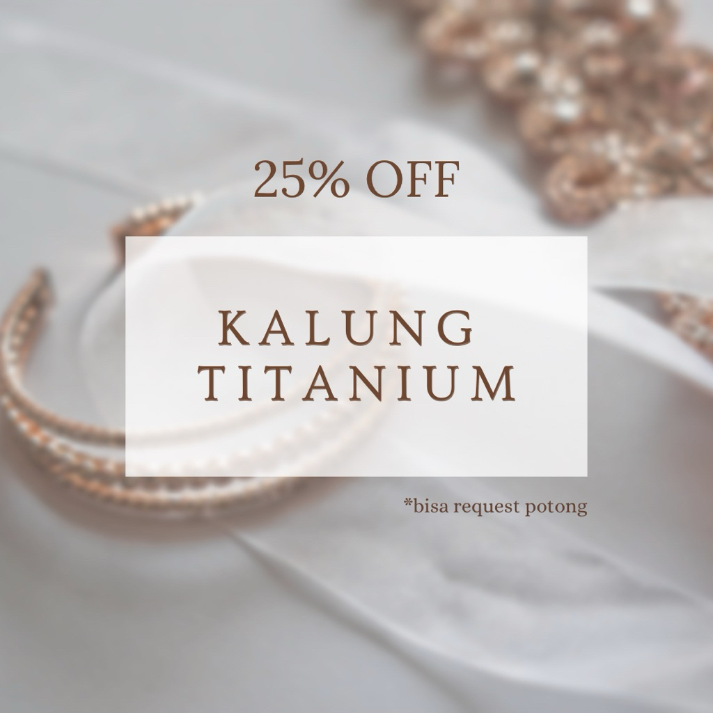 Veia - สร้อยคอไทเทเนียมป้องกันสนิมป้องกันการซีดจาง - CODE K01 - K33