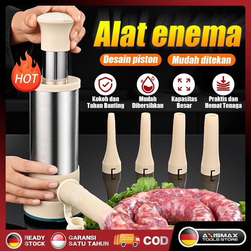 จัดส่งฟรี RB SAUSAGE MEATBALL MAKER MACHINE SAE 304 STAINLESS STEEL SAUSAGE MOLDING TOOL