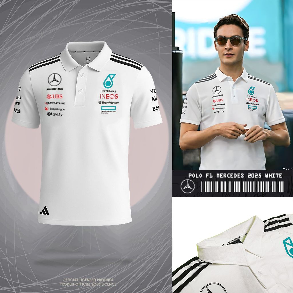 เสื้อโปโลพรีเมี่ยม Mercedes Formula one F1
