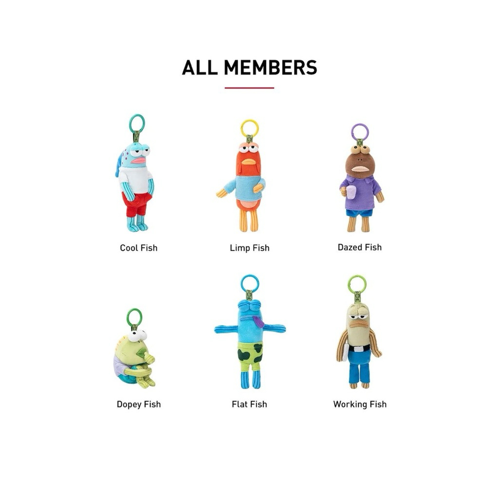 BIKINI BOTTOM BUDDIES WHIMSICAL PLUSH