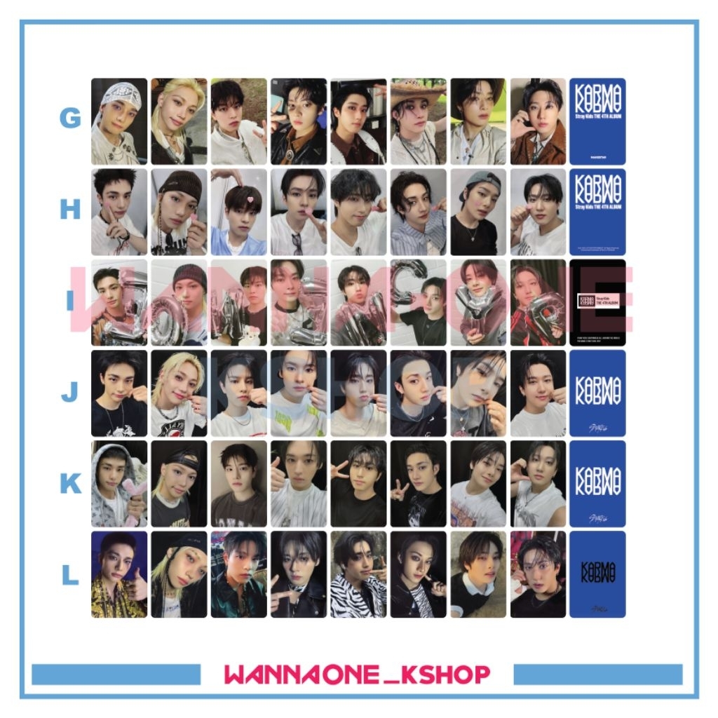 อัลบั้ม pub Photocard straykids KARMA