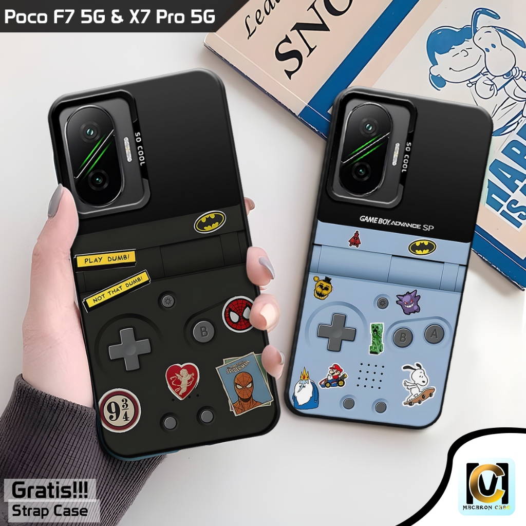 So Cool Poco F7 5G Case ล่าสุด 2025 Game Motif | ซอฟท์เคส HP Poco F7 5G | เคส Poco F7 5G | กล้องซิลิ