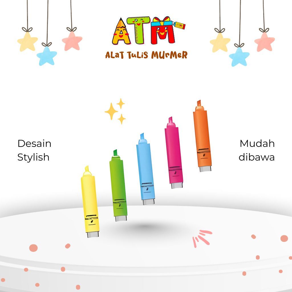 Rocketeer 3in1 Highlighter ปากกามาร์กเกอร์สี 3in1 Highlighter ปากกามาร์กเกอร์สี 3 สี