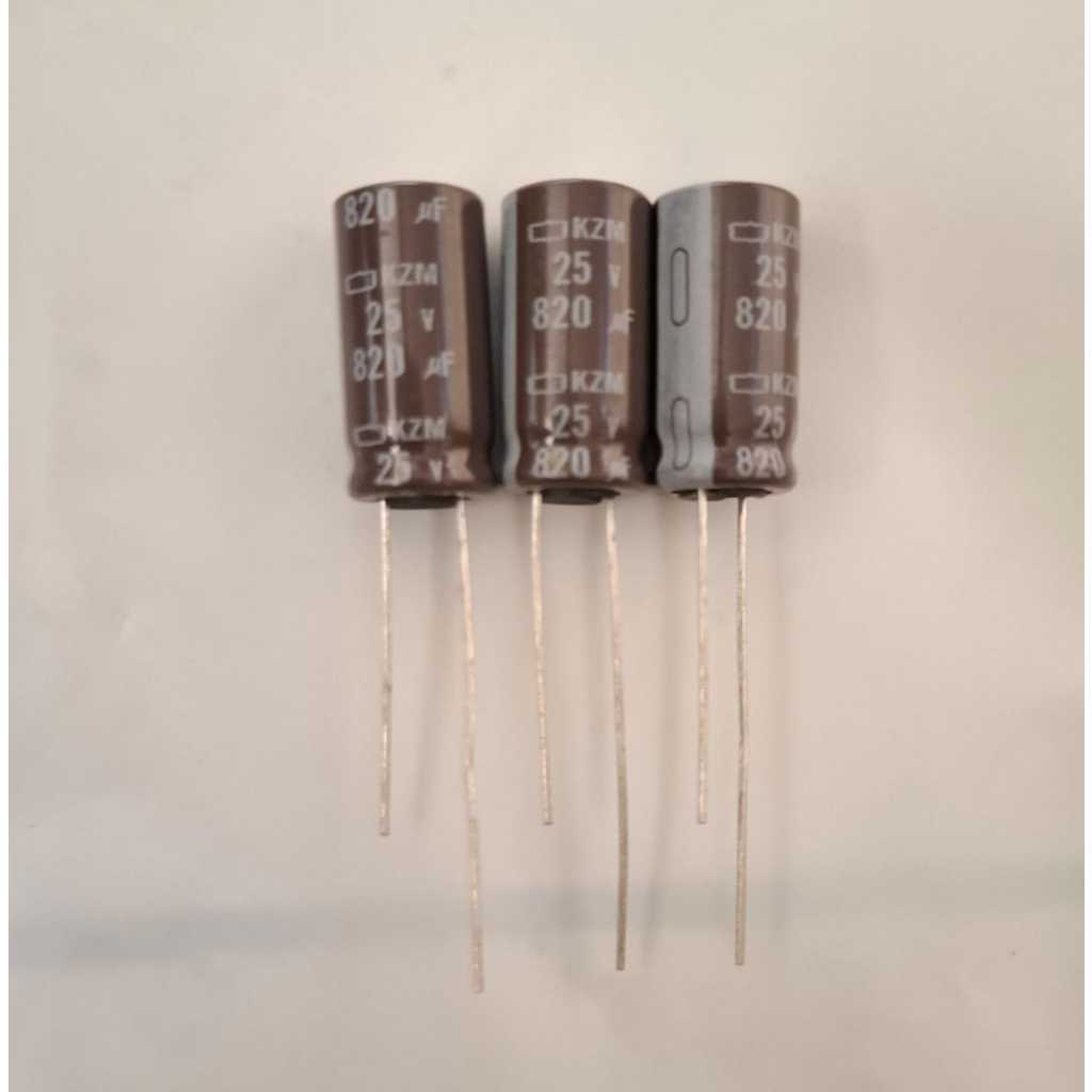 50 ชิ้น/เมล็ด Elko 25v 820uf Elco 820uf 25v เดิม