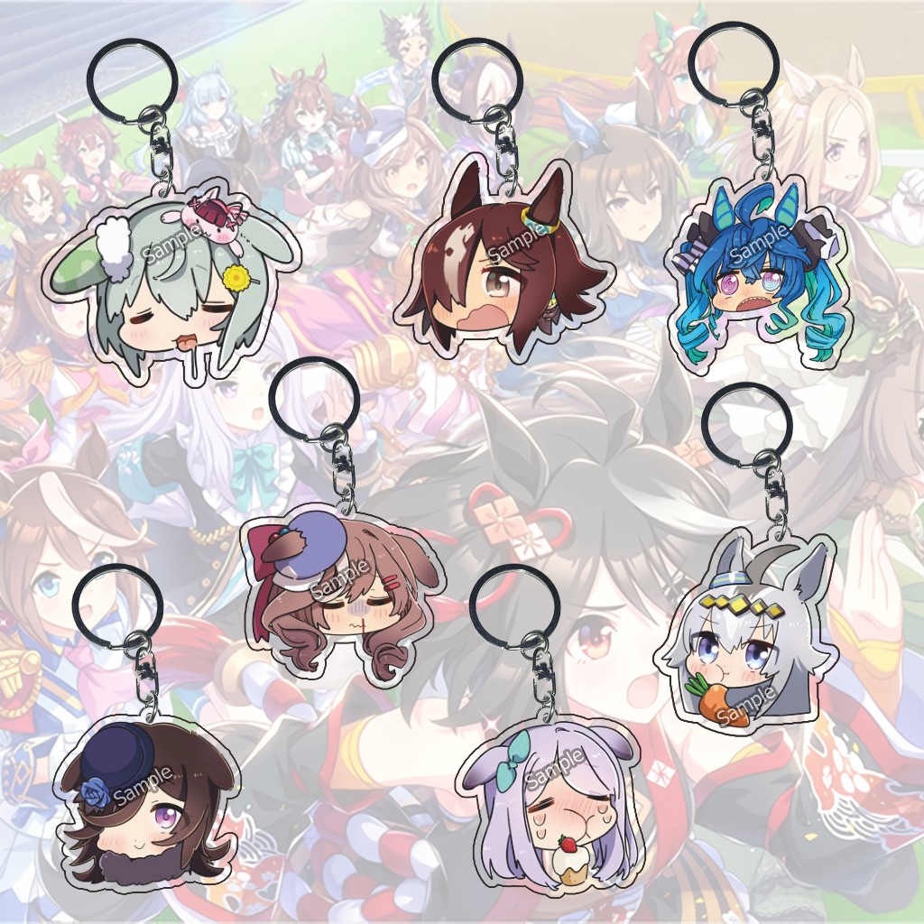 GANTUNGAN Uma MusumeEmote พวงกุญแจ Uma musume ภาค 08 - Twin Turbo - วอดก้า - อาบน้ําข้าว - Mejiro Mc