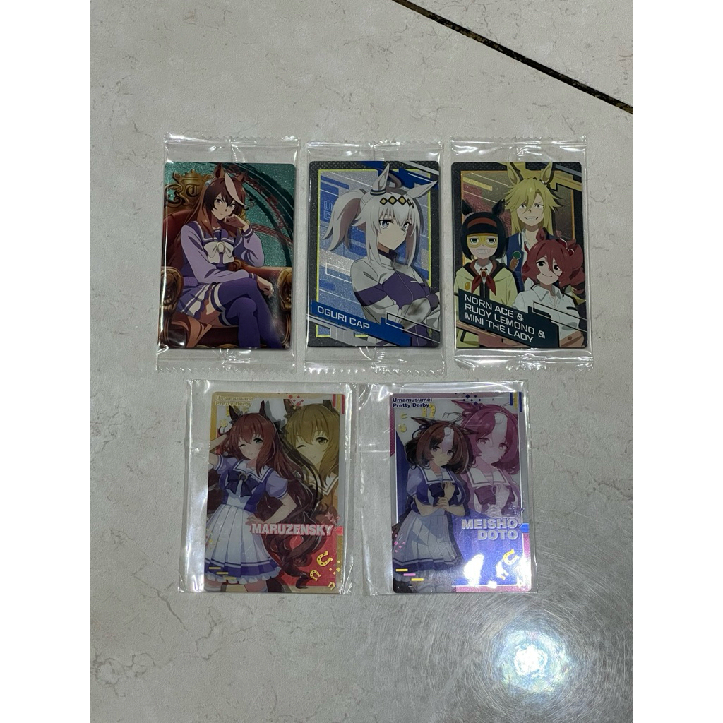 การ์ดเวเฟอร์ Uma Musume Pretty Derby / Uma Musume Cinderella Grey Symboni Rudeolf Oguri Cap Maruzens