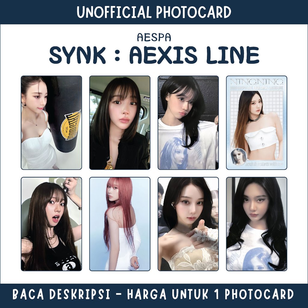 [UNOFFICIAL PHOTOCARD] AE - SYNK : AEXIS LINE