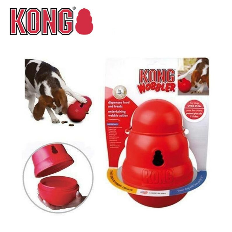 PW1 - KONG WOBBLER ขนาดใหญ่ของเล่นสุนัข HIDDEN SNACKS INSIDE / KONG WOBBLER ขนาดใหญ่ของเล่น