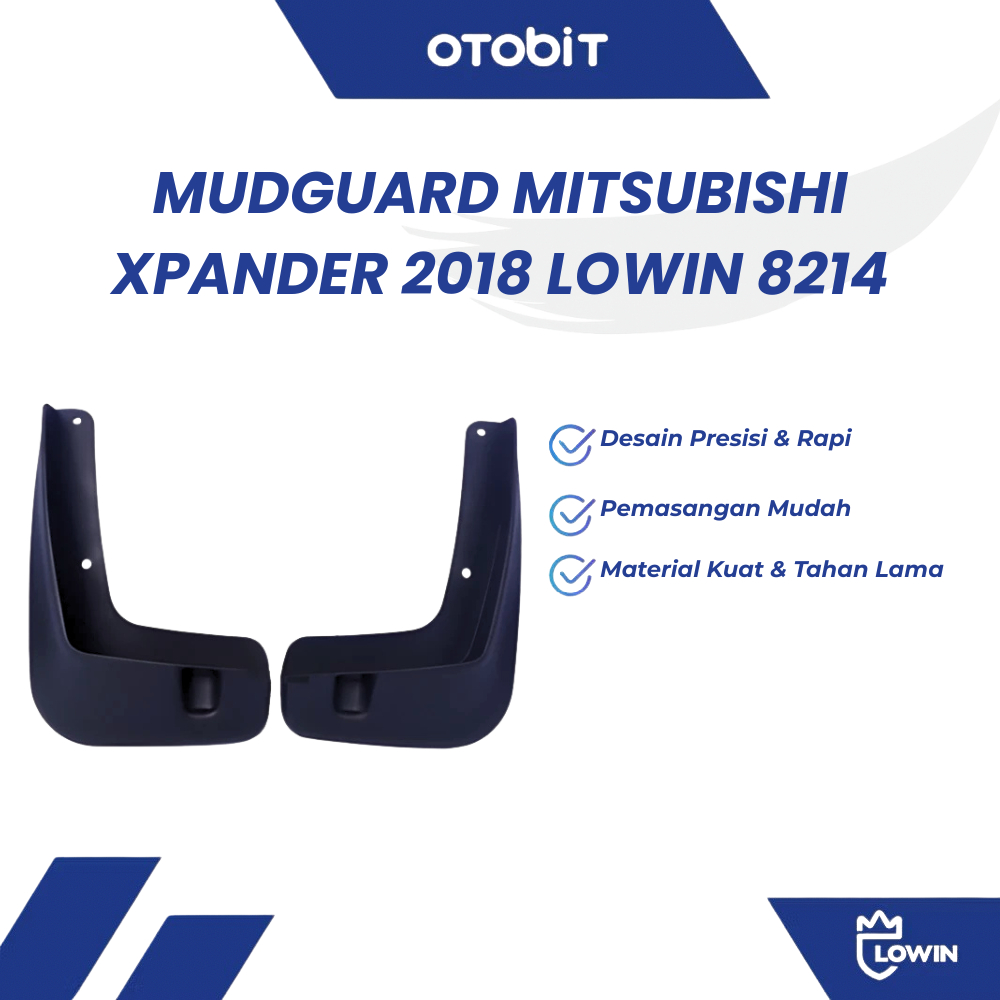 บังโคลน / ล้อพรม Mitsubishi Xpander 2018 Lowin 8214 – ชุด 4 ชิ้น หน้าหลัง