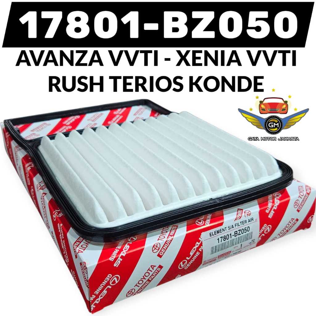 กรองอากาศ Toyota Avanza VVTi - Rush - Terios - Xenia VVTi 17801-BZ050