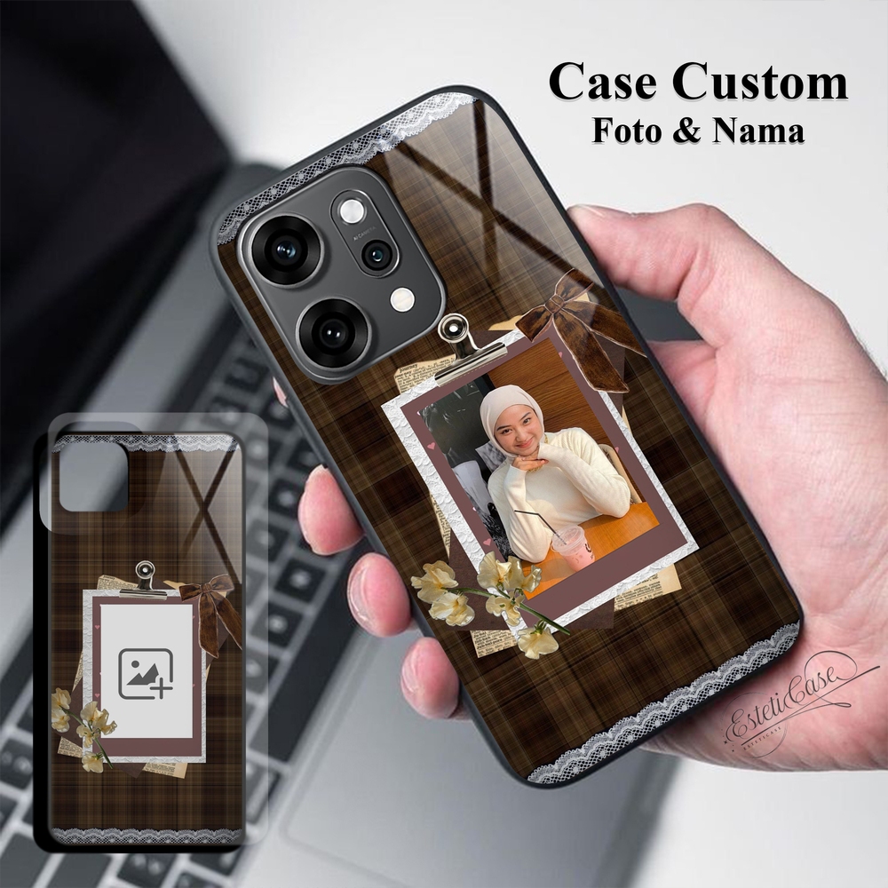 HP [Est-12] เคสแบบกําหนดเองการออกแบบความงามภาพถ่ายและชื่อของคุณเองซิลิโคนอ่อนนุ่มปลอกวัสดุทุกชนิดของ