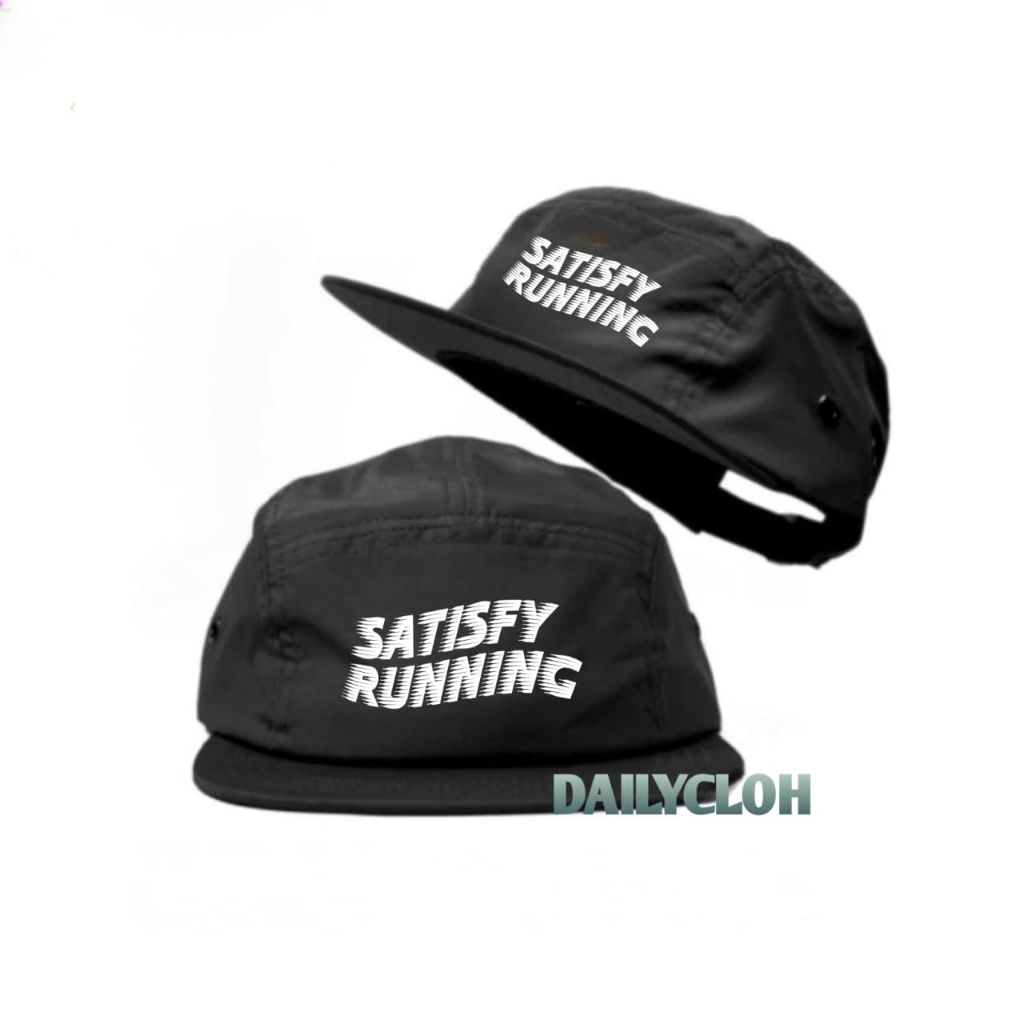 SATISFY RUNNING 5 PANEL HAT/PREMIUM SIX PANEL HAT/CASUAL HAT สําหรับผู้ชายและผู้หญิง