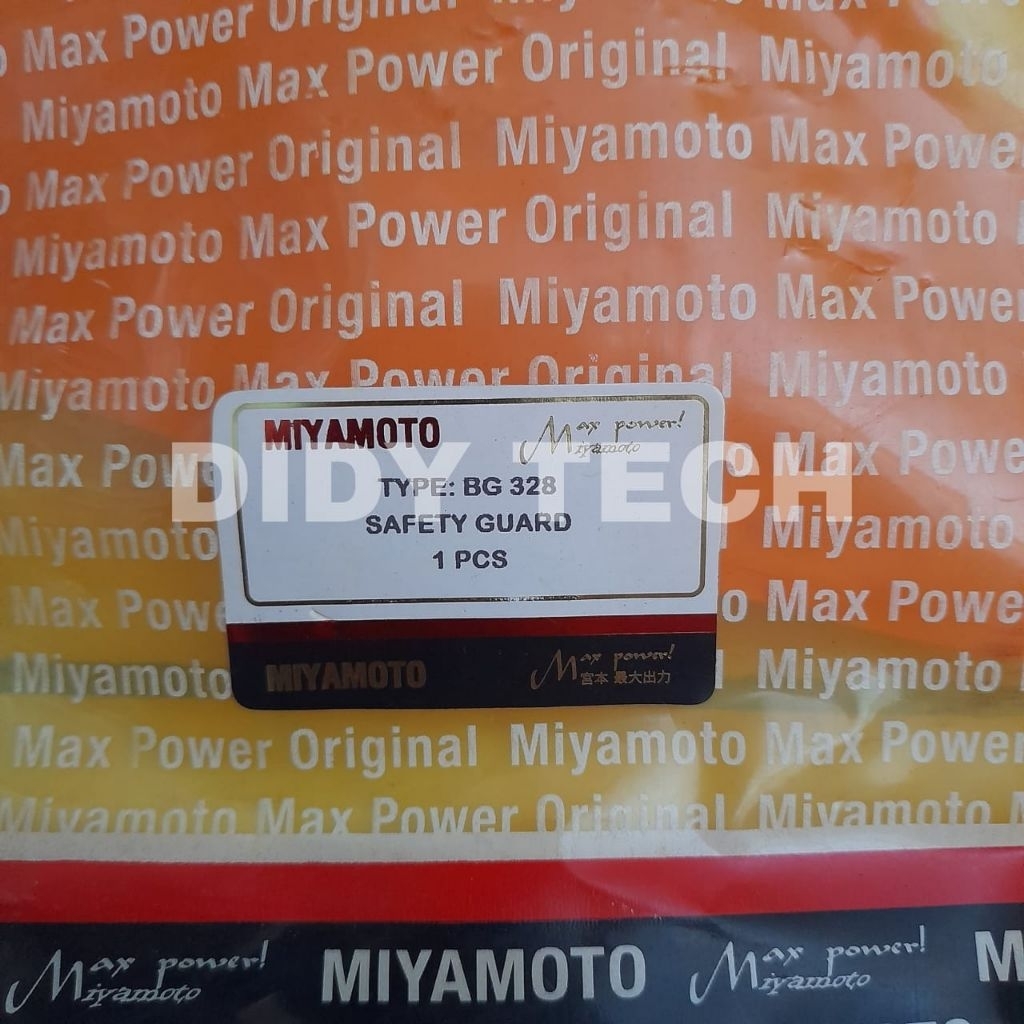 การ์ดนิรภัยแบบ BG 328 จากแบรนด์ Miyamoto