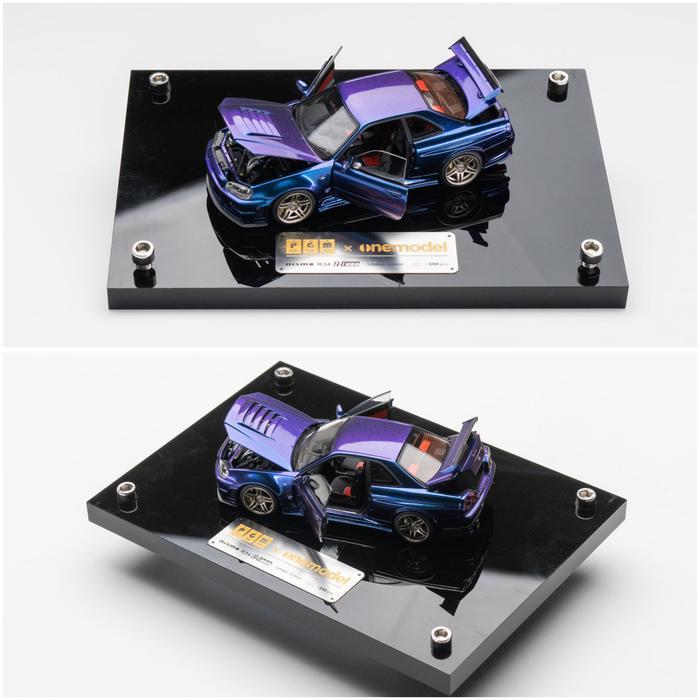 1/43 PGM NISSAN GTR R34 Z-TUNE สีม่วง