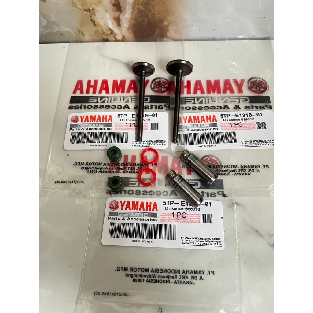 Jupiter Z 5TP Burhan Valve set Package / Vega R ZR R New Valve Umbrella / ชุดวาล์ว Crypton
