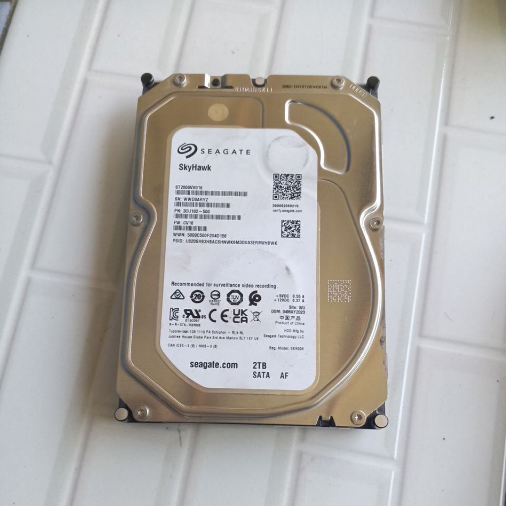 2 TB Damaged PC HDD Mixed Brand