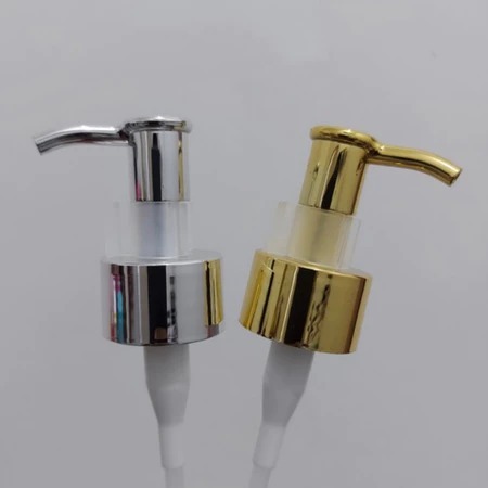 ปั๊มคอ 24 LUXURY CLIP OIL GOLD SILVER N24 LOTION 500ML ขวดพลาสติกหมวกปั๊มล็อคน้ํามันโลชั่น