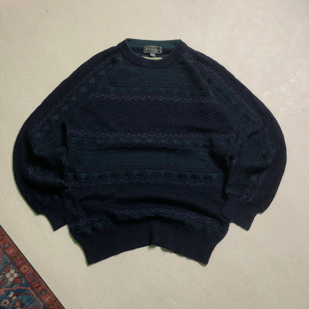 (CODE KN 35) OUTER KNITED / SWEATSHIRT ST DUPONT PARIS ของแท้ MATERIAL CRINGKLE PATTERN 3 สี ไซส์ M 