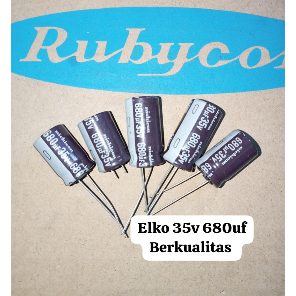 Elko 35v 680uf คุณภาพดั้งเดิม