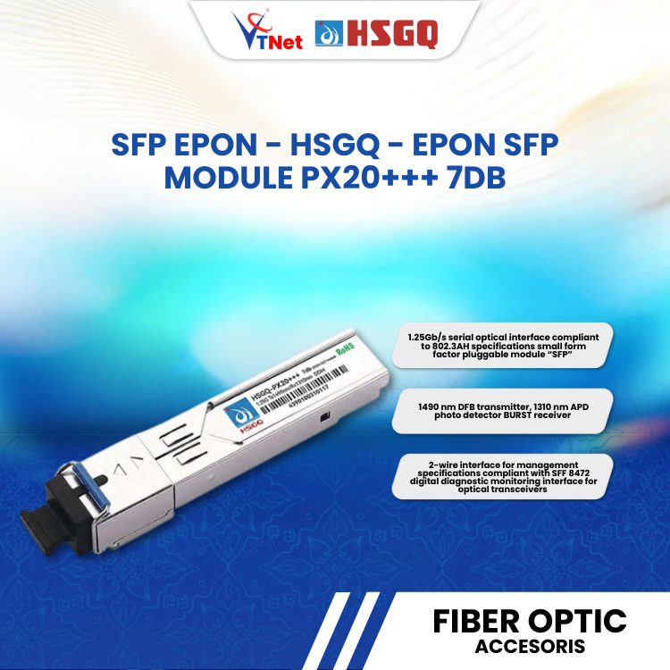HSGQ SFP PX20+++7db Epon OLT Transceiver HSGQ-Px20+++ 7dBm
