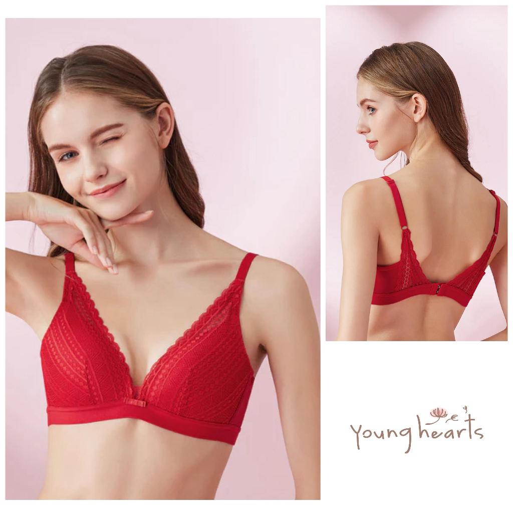CODE BYH245 RED Bra Younghearts Size เท่านั้น 34B