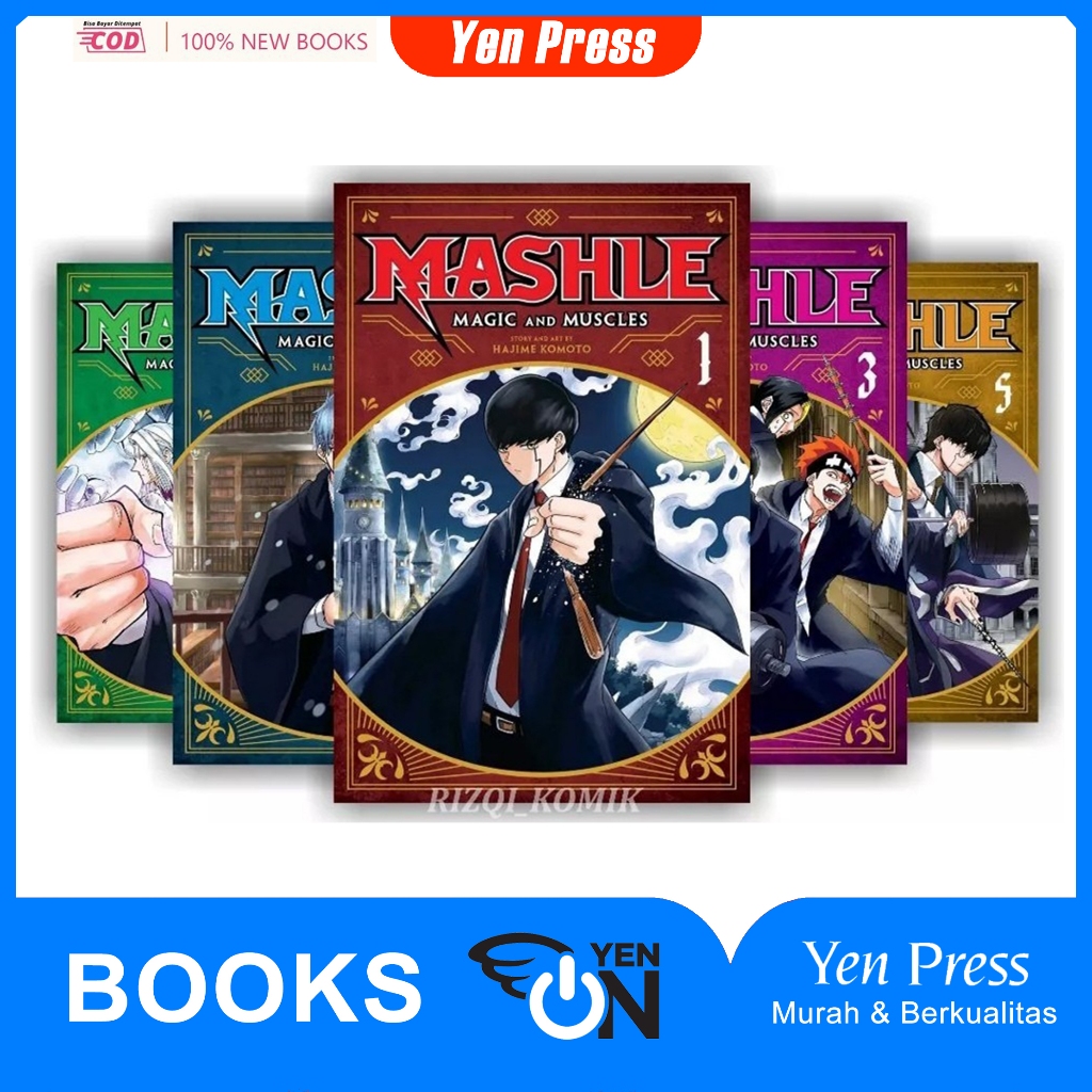 Mashle: มังงะเวทมนตร์และกล้ามเนื้อ เล่ม 1-15 (อังกฤษ)