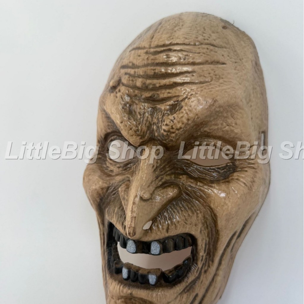 HALLOWEEN MASK SCREAM GHOST COSTUME SELOWEEN GRANDMOTHER SIHIR BOSS BALD ผม