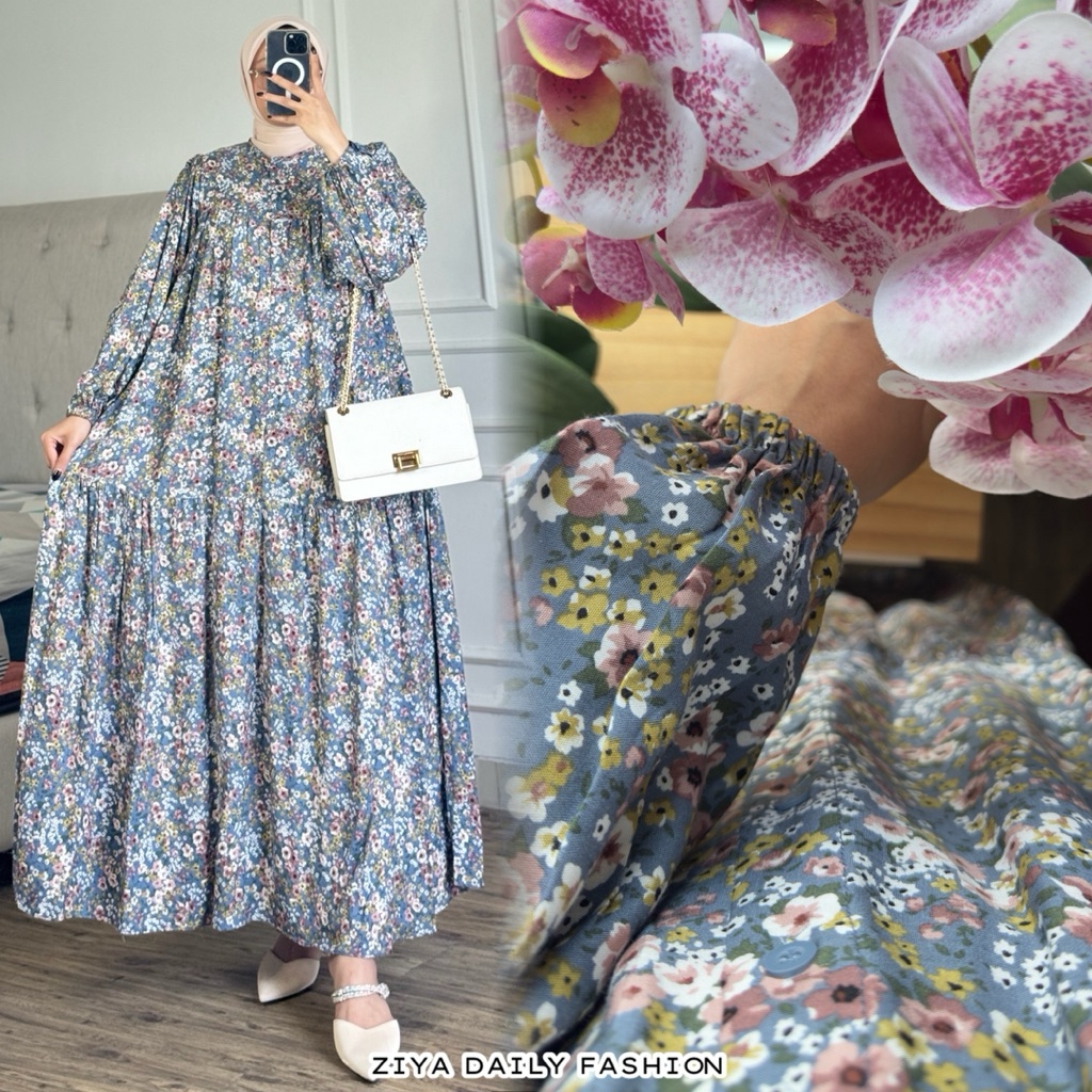 เดรส midi meeda ล่าสุด by ziya ~ เดรสเรยอน 2025