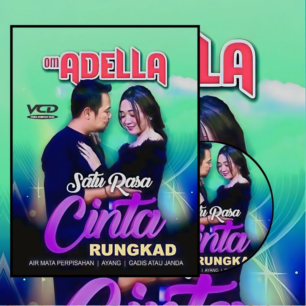 วีซีดีเพลง SONG DANGDUT KOPLO OM ADELLA FULL ALBUM OLD - VCD CASSETTE VIDI0 เสียงเพลง SONG DANGDUT K