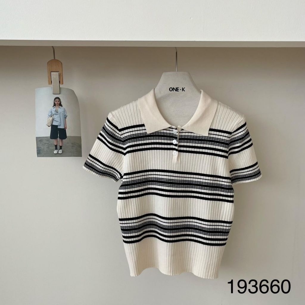 [LC] ONE-K 193660 เสื้อลายทาง BKK นําเข้า