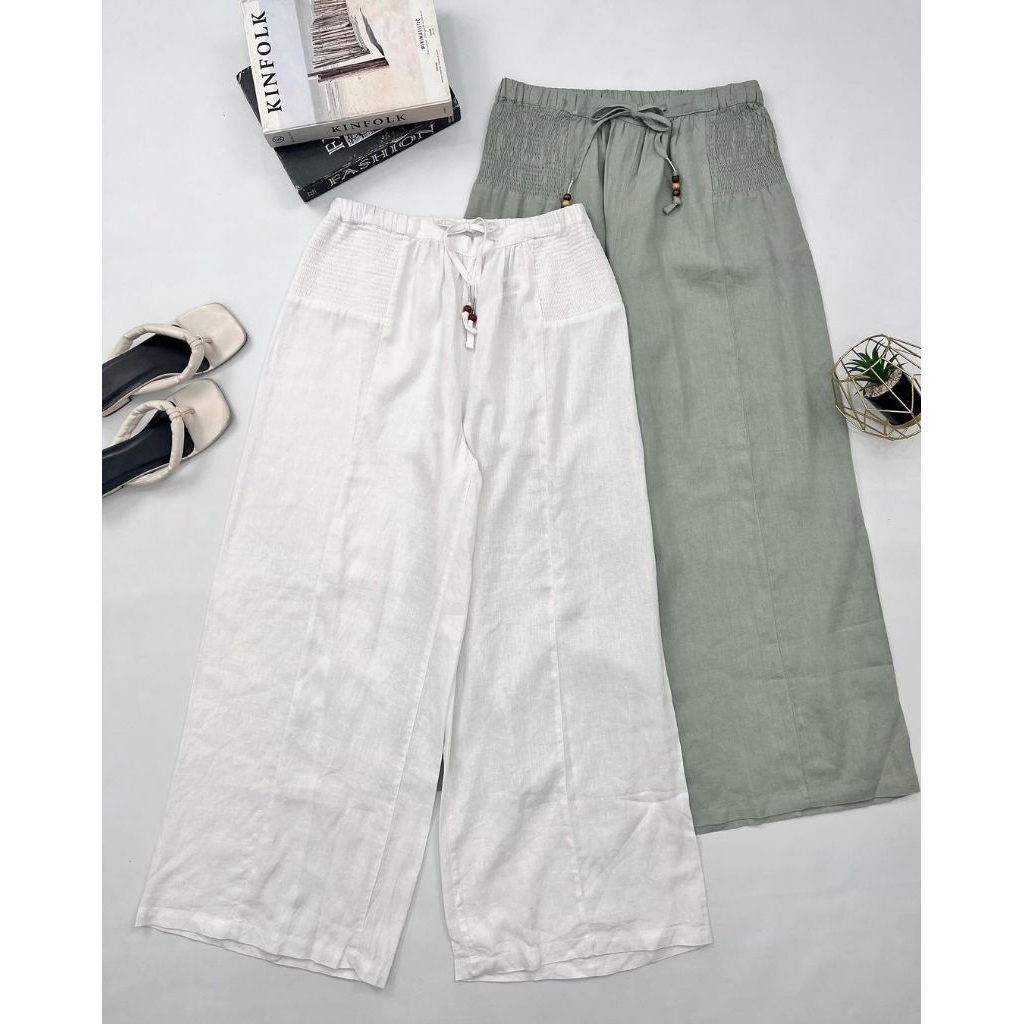 ผ้าลินิน Culottes By Sigrid Olsen