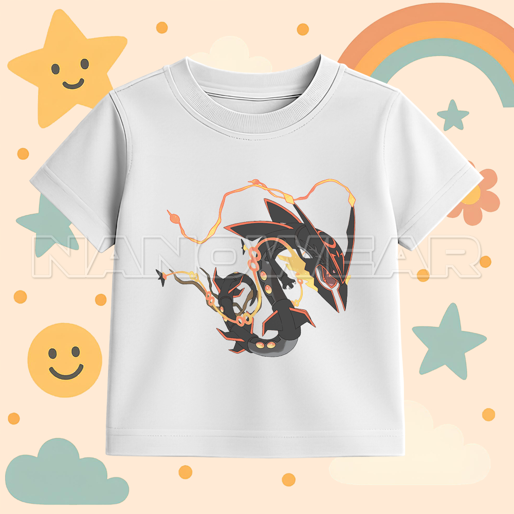 MEGA RAYQUAZA SHINY POKEMON CHILDRENS CLOTHES