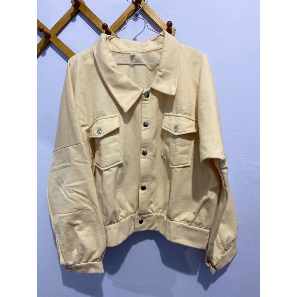 Preloved Oversize Crop Sweater