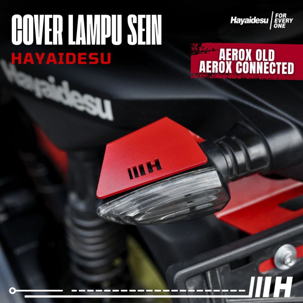ฝาครอบป้องกันไฟเลี้ยวด้านหลัง Hayaeidesu AEROX OLD & NEW CONNETED (2016-2024)