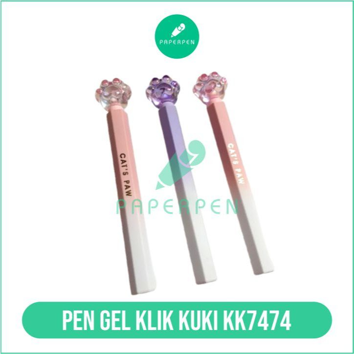 KLIK KUKI GEL PEN สีพาสเทล GRADATION KK7474