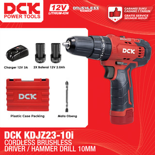 DCK KDJZ23-10i Cordless Brushless Driver / Hammer Drill 10mm