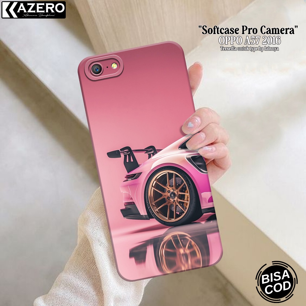 HP OPPO A57 2016 แฟชั่นรถซิลิโคน Pro กล้อง Softcase OPPO A57 2016 เคสโทรศัพท์ซิลิโคน Pro กล้อง Softc