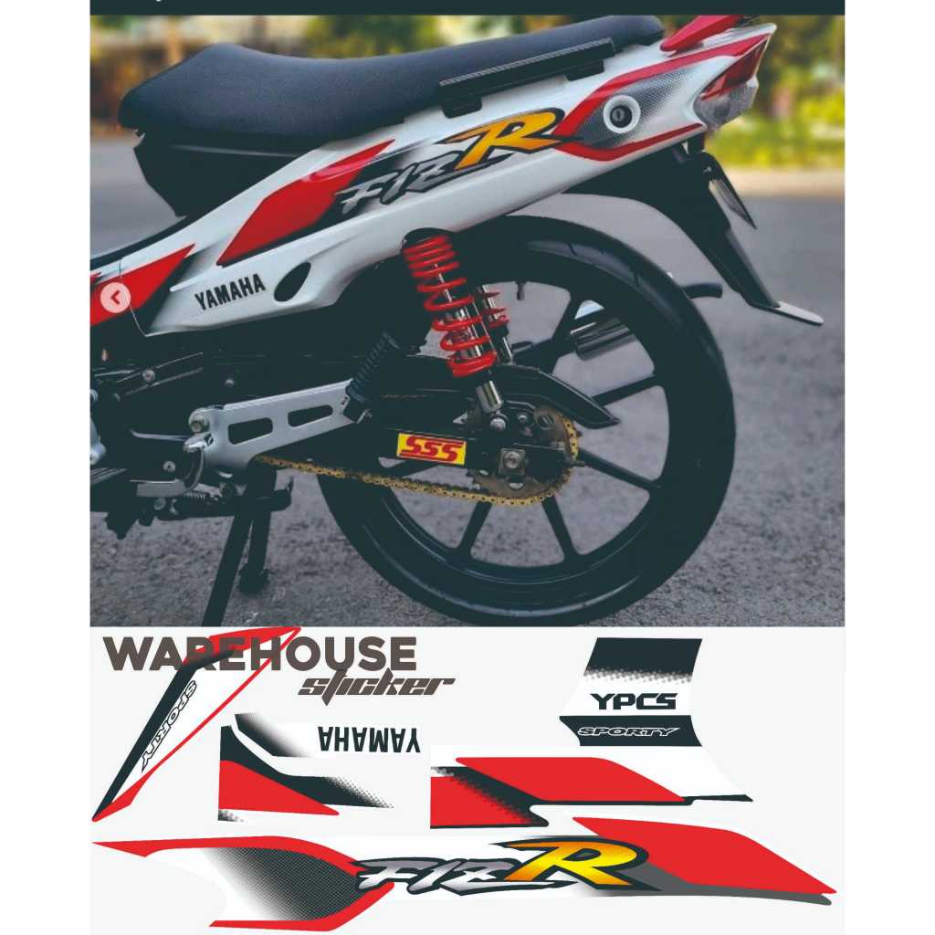 STRIPING YAMAHA FIZ R 2002 F1Z R ARDATH - สติ๊กเกอร์มาตรฐาน YAMAHA F1Z R ARDATH 2002