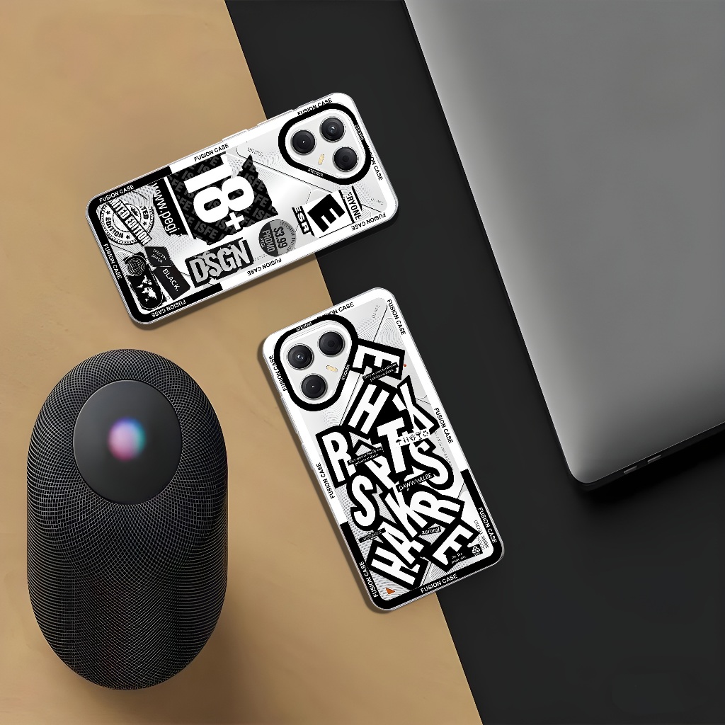 Softcase ใสสําหรับประเภท HP TECNO POVA 7 5G / POVA 7 4G ล่าสุด 2025 ซิลิคอน DY-3233