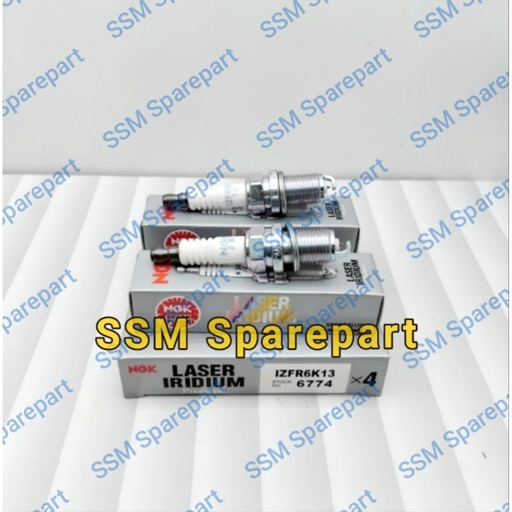 หัวเทียน NGK Iridium สําหรับ Honda Jazz GE8 S RS 2008-2013 Original IZFR6K13