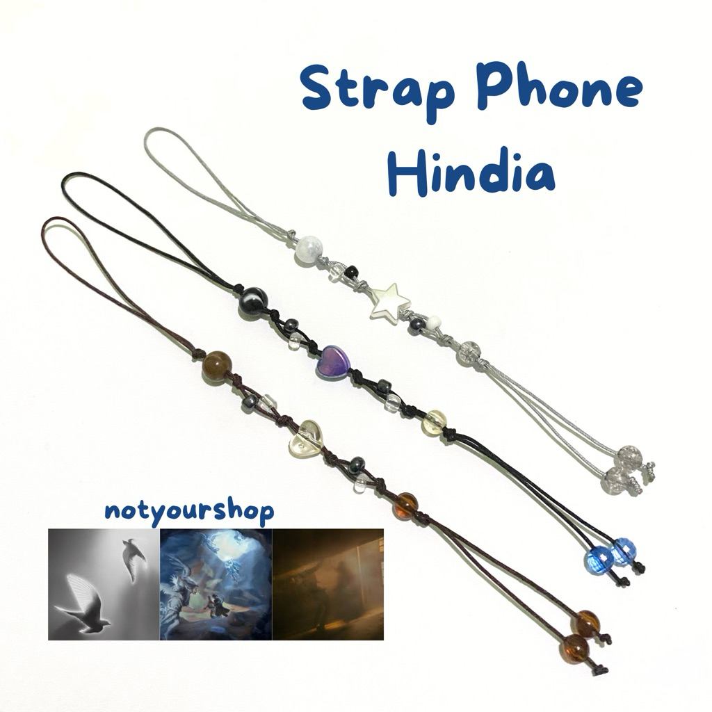 GANTUNGAN HP Hinda Phone Strap / Aesthetic Phone Strap / Song Phone Hanger / Phone Hanger / Phone Ph