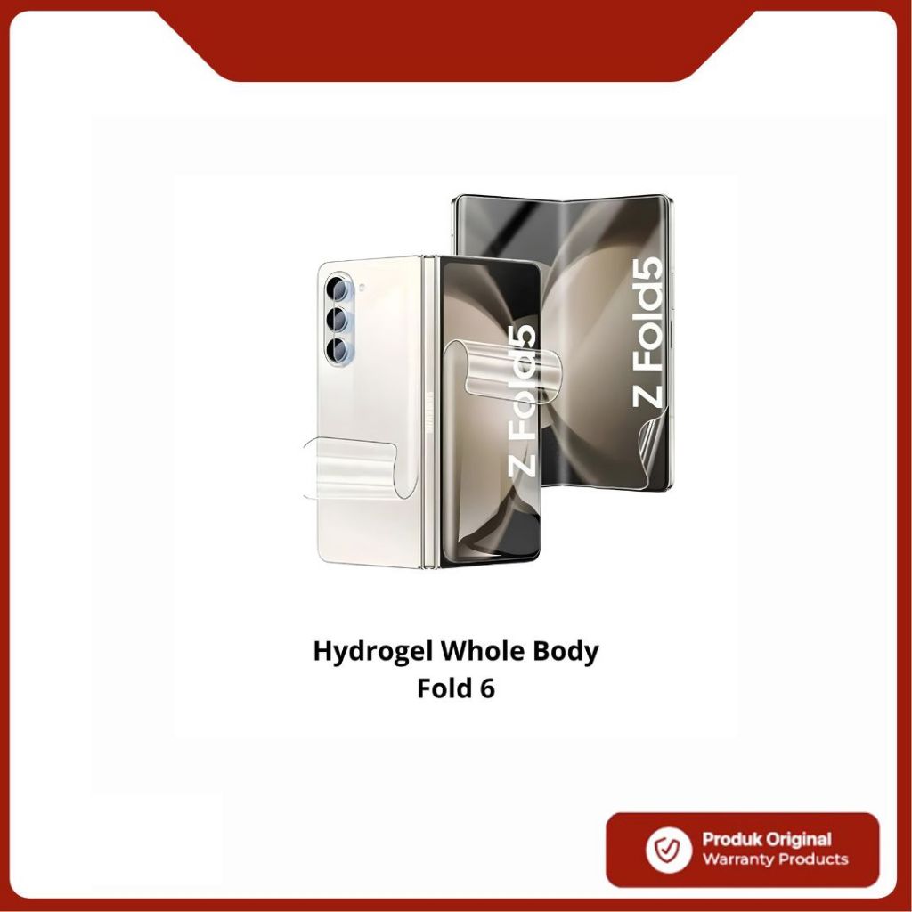 ฟิล์มกันรอยหน้าจอ Samsung Galaxy Z Fold 6 Fold6 Hydrogel ฟิล์มใสทั้งตัวภายใน - ภายนอก