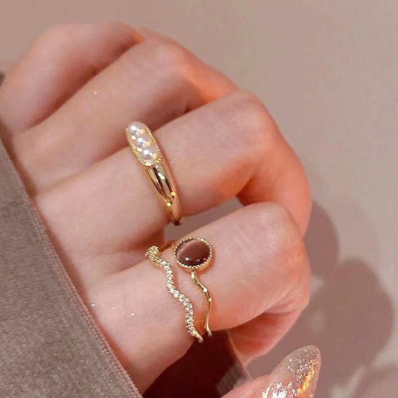 Nunu-เครื่องประดับผู้หญิงเกาหลีนําเข้าแหวน VARIOUS MODELS